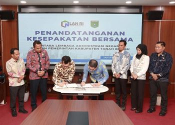 Pemkab Tanah Bumbu dan LAN RI Teken MoU Pengembangan Kapasitas ASN