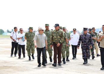Menhan Sjafrie Tinjau Pembangunan Yonif TP 828/BWM di Tanah Bumbu