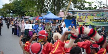 Karnaval Mallibu Kampong Awali Pesona Budaya Mappanre Ri Tasi’e di Tanah Bumbu