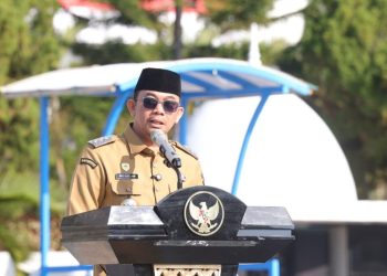 Tersedu Saat Sambutan, Bupati Tanah Bumbu Berdoa Agar Hujan Segera Turun