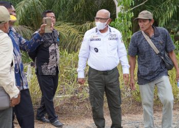 Bupati Kotabaru Tinjau Rencana Jalan Tembus Tanjung Serdang